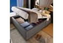 REDOM Polsterbett Grau mit USB-Anschluss und Bettkasten Bild 1