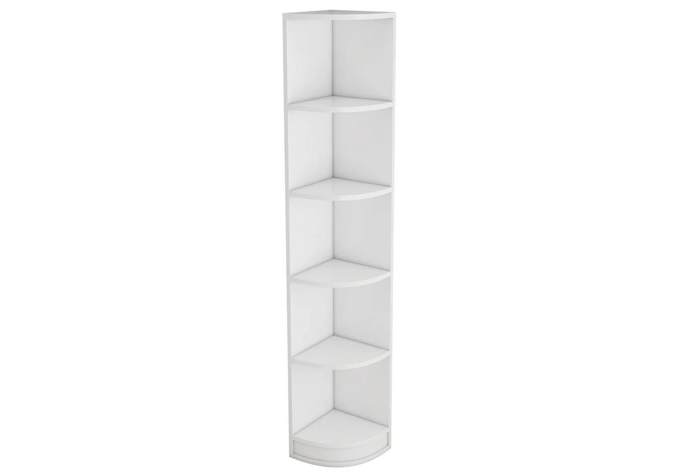 REDOM Eckbücherregal Weiß 5-stöckig - Bild 5