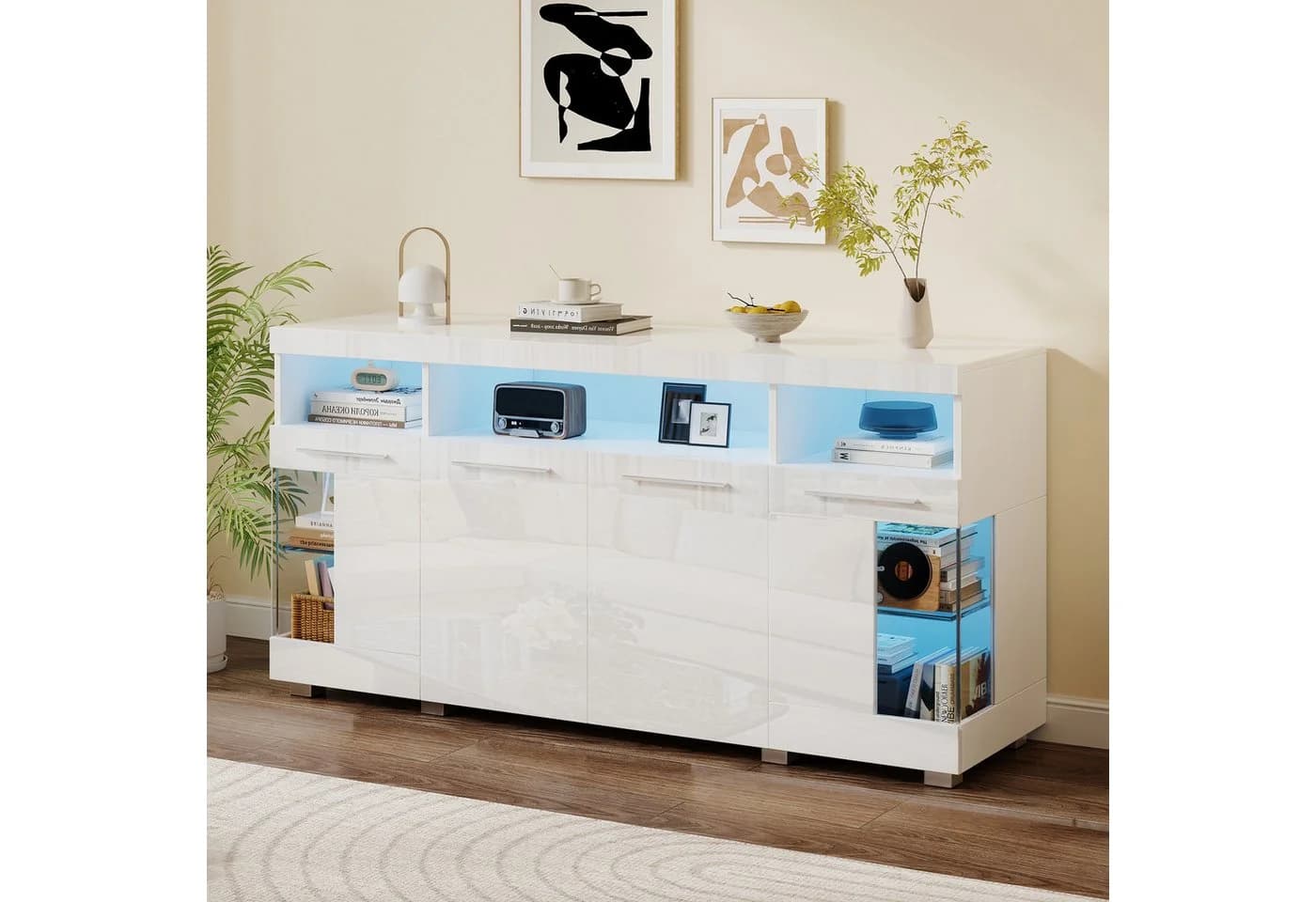MODFU Sideboard im industriellen Stil mit LED-Beleuchtung - Bild 5