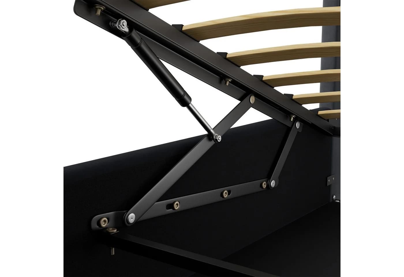 HAUSS SPOLE Polsterbett Grau mit LED und USB - Bild 4