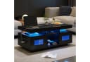 OKWISH Couchtisch Hochglanz-Sofatisch mit LED-Beleuchtung Bild 4