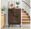 MODFU Kommode 4 Schubladen Mid-Century Walnuss Modern Bild 2