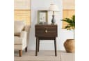 REDOM Nachttisch Kommode Nightstand Mid-Century Modern Nussbaum 2er Set Bild 4