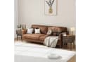 OKWISH Mid-Century Modern Nussbaum Nachttisch mit Metallgriffen, 2er Set Bild 5