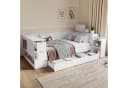 REDOM Holzbett skandinavisches Design mit Stauraum und Nachttisch Bild 1