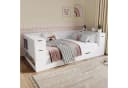 REDOM Holzbett skandinavisches Design mit Stauraum und Nachttisch Bild 3