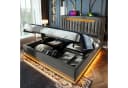 MODFU Polsterbett mit LED Beleuchtung, Stauraum & Ladefunktion Grau Bild 3