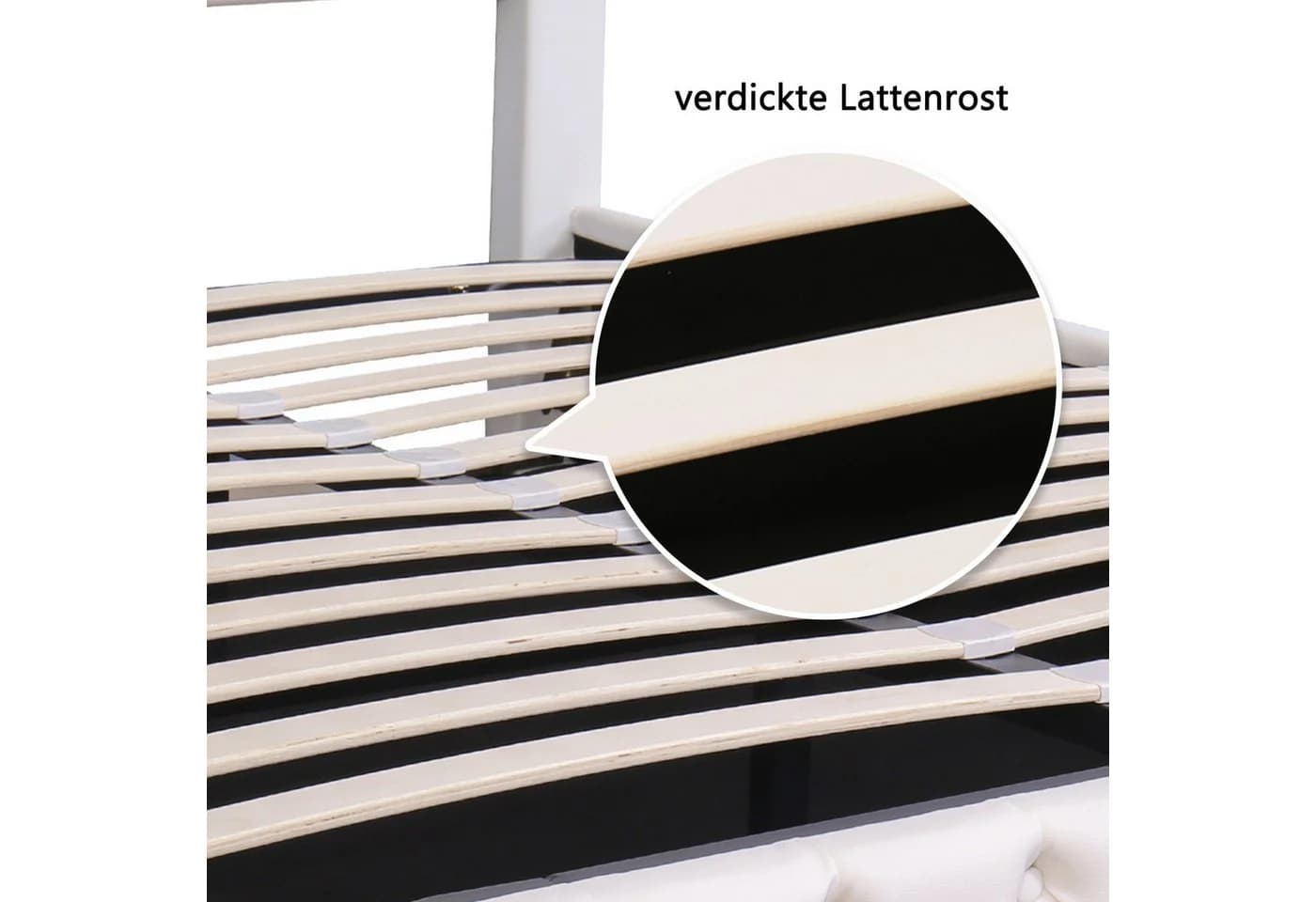 MODFU Polsterbett mit Stauraum und LED-Beleuchtung - Bild 5