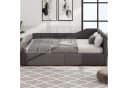STILVORA Daybett 140x200 mit Stauraum und Matratze Grau Bild 1