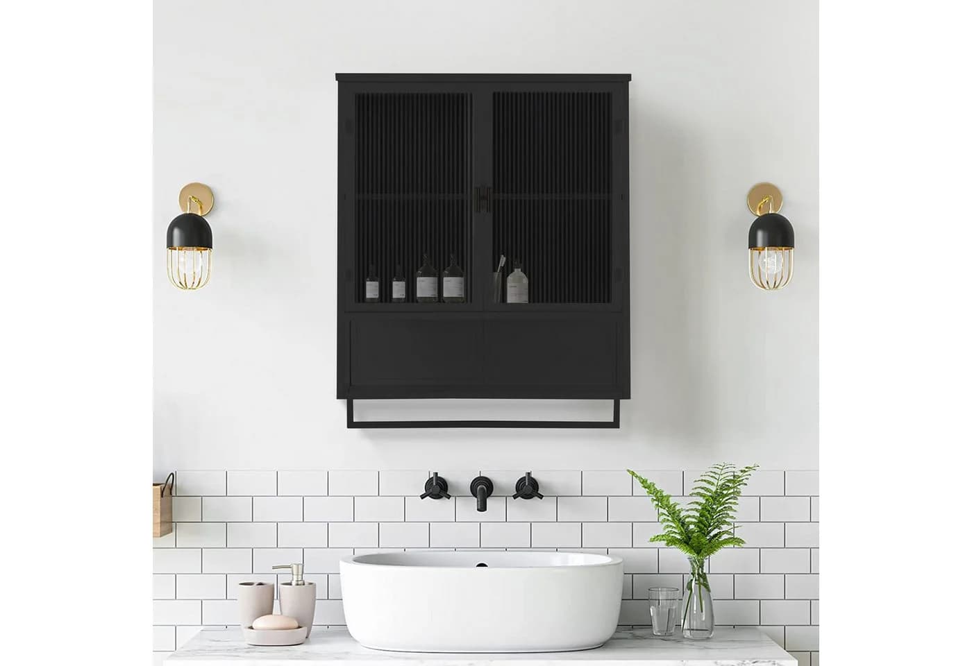 REDOM Hängeschrank Wandmontiertes Sideboard 60 cm Modern
