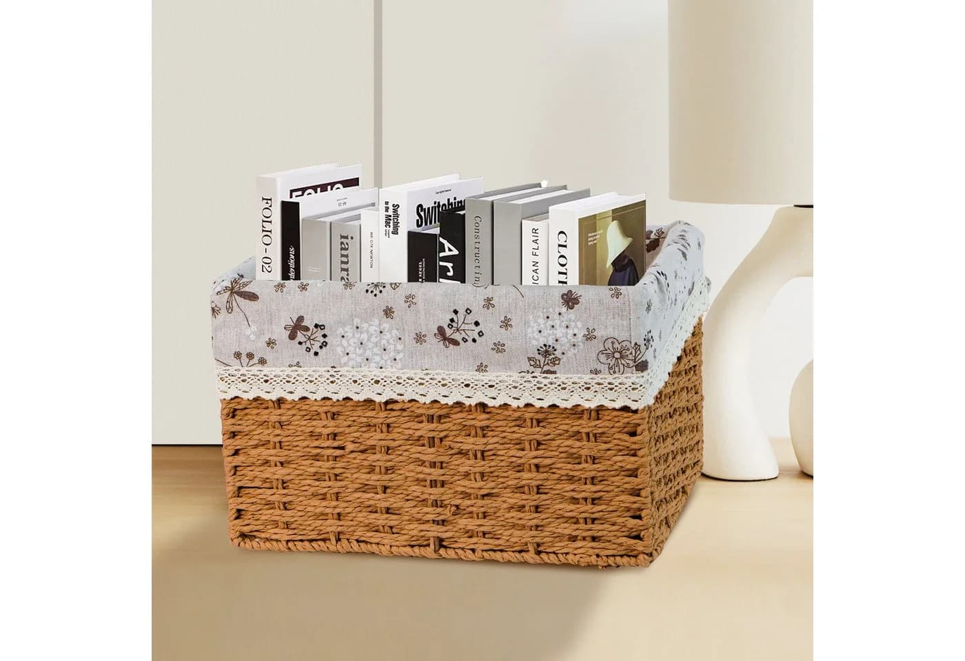 AdelDream Wäschekorb Wohnzimmer-Aufbewahrungsregal - Bild 5