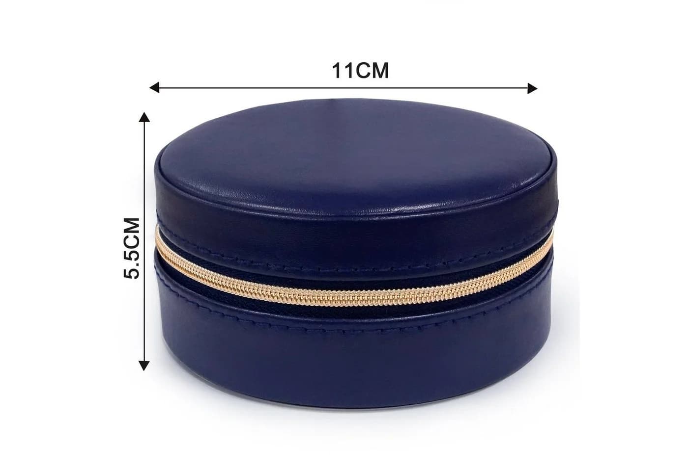 AdelDream Reise-Schmuckkasten Mini PU-Leder Blau - Bild 5