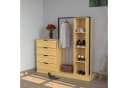 WAOHO Kleiderständer mit Schubladenkommode, Kommode, Kleiderständer 145cm Bild 3