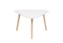 Happy Home Couchtisch Weiß Holz 80x80x48 cm Bild 4