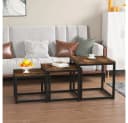 WAOHO Couchtisch 3-teilig MDF mit Metallrahmen Bild 3