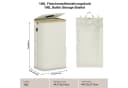 AdelDream Müllsackständer Pfandflaschen Sammelbehälter Beige Bild 3