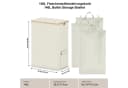 AdelDream Müllsackständer Pfandflaschen Sammelbehälter Beige Bild 1