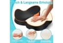 POPOLIC Ergonomisches Sitzkissen Orange/Schwarz Memory-Schaum Bild 4