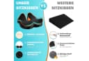POPOLIC Ergonomisches Sitzkissen Orange/Schwarz Memory-Schaum Bild 5