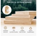 POPOLIC Wandregal 2 Stück Holz Boho Wanddeko Holzregal Wand Bild 4