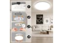 POPOLIC LED Deckenleuchte 24W 30cm Weiß 3 Farbtemperaturen Bild 1