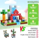 POPOLIC Magnetische Bausteine 108-tlg. Magnetspielzeug für Kinder ab 3 Jahren Bild 5