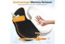 POPOLIC Sitzkissen Memory Schaum rutschfest orange/schwarz Bild 5