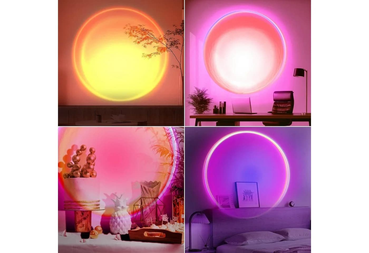 Ophy LED Sonnenuntergangsprojektor mit App-Steuerung & 16 Farben - Bild 4