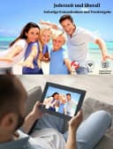 BBG Digitaler Bilderrahmen 10,1 Zoll WLAN Touchscreen Schwarz/Weiß Bild 5