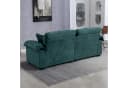 BBG Zweisitzer Sofa Chenille Grün mit tiefem Sitz und Memory-Schaum Bild 5