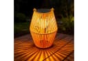 AIBISTAR LED Laterne Solar Rattan Boho Stil IP44 Bild 2