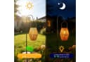 AIBISTAR LED Laterne Solar Rattan Boho Stil IP44 Bild 5