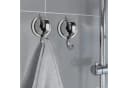 AURIVION Wandhaken Saugnapf 4 Stk. Silber ohne Bohren Bild 1
