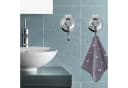AURIVION Wandhaken Saugnapf 4 Stk. Silber ohne Bohren Bild 3