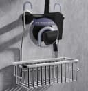 AURIVION Badregal Duschablage Aluminium Schwarz/Silber/Gr Bild 3