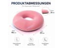 Kityhome Orthopädisches Sitzkissen Rosa Memory Foam Doppel-U-Form Bild 1