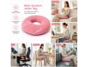 Kityhome Orthopädisches Sitzkissen Rosa Memory Foam Doppel-U-Form Bild 4