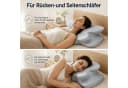Kityhome Nackenstützkissen Ergonomisch 4D-Form Creme/Hellblau Bild 1
