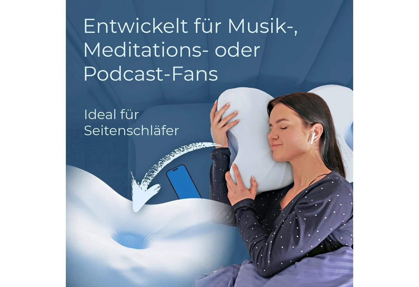 Kityhome Nackenstützkissen Memory Foam Ergonomisch Kühlend - Bild 5