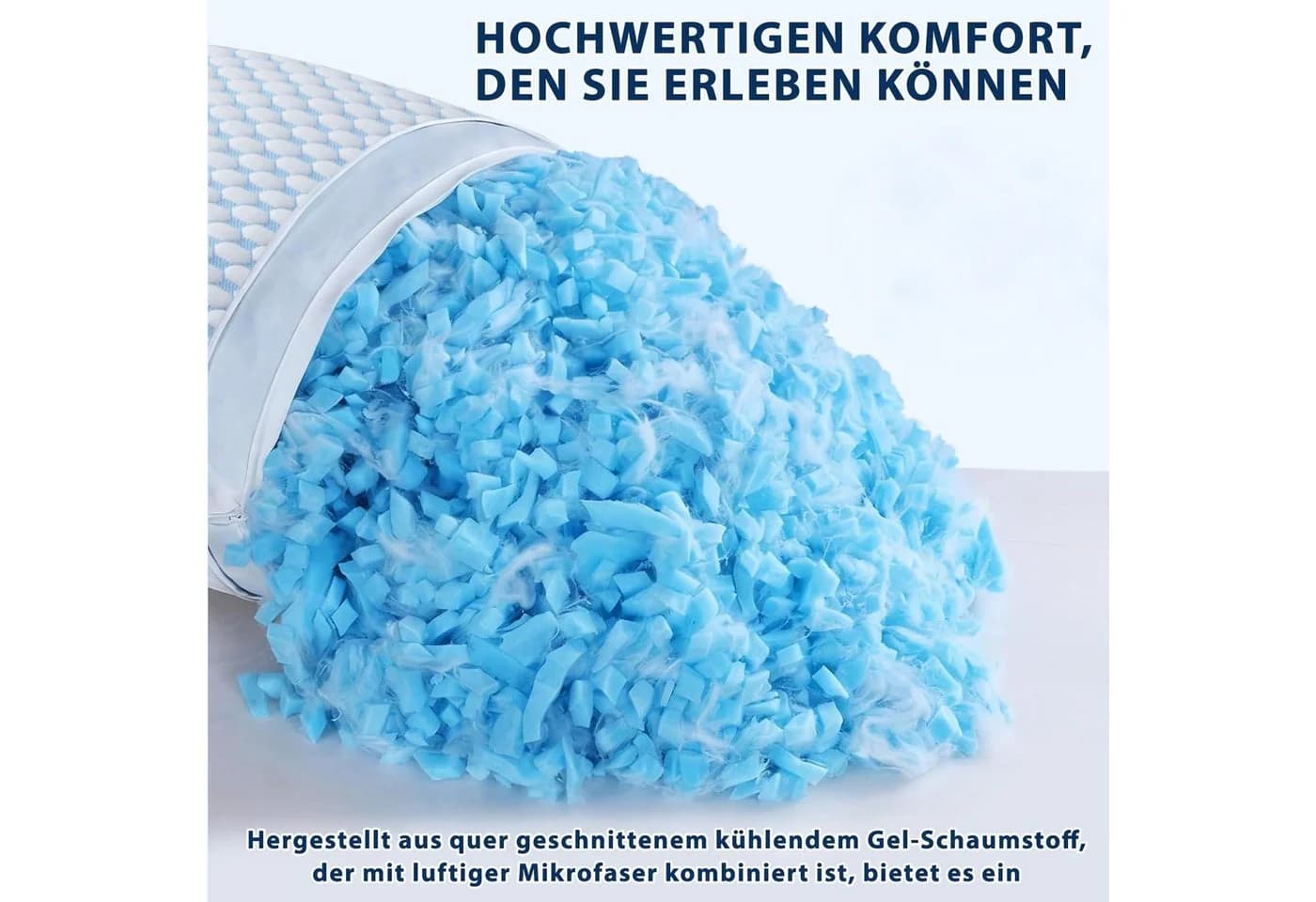 Kityhome Nackenstützkissen Memory Foam Kühlend Ergonomisch - Bild 4