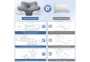 Kityhome Nackenstützkissen Memory Foam Ergonomisch für alle Schlafpositionen Bild 3
