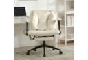 Nuchairsey Bürostuhl Beige mit Airbag-Unterstützung und Höhenverstellung Bild 2