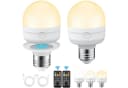 AIBISTAR LED-Leuchtmittel E27 mit Fernbedienung & Magnetsockel, 3 Farben, USB Bild 2