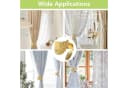 AURIVION Raffhalter 6er Set Gold Blatt-Design Gardinenhalter Bild 1