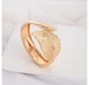 AURIVION Raffhalter 6er Set Gold Blatt-Design Gardinenhalter Bild 5