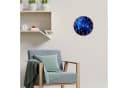 LIANNA Wanduhr Marineblau Rahmenlos Glas Leise Quarzwerk Bild 3