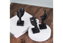 LIANNA Dekofigur Denker Set 3 St. Schwarz-Gold Abstrakt Bild 5