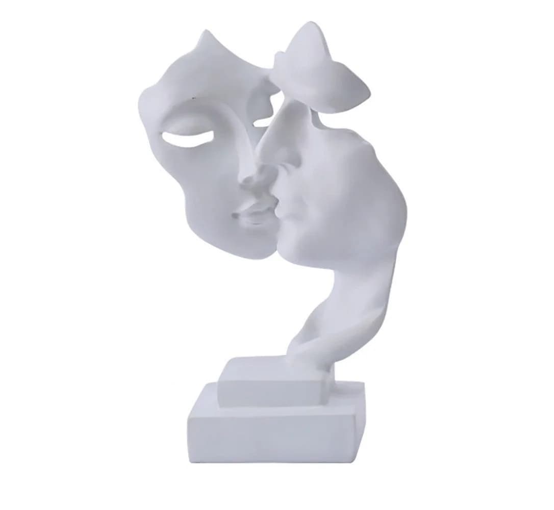 LIANNA Dekofigur Skulptur Abstrakte Kunst Statue Schwarz/Gold - Bild 2