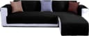 LIANNA Gesteppter Sofahusse Wasserabweisend Wendbar für L-Sofa Bild 2