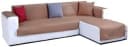 LIANNA Gesteppter Sofahusse für L-Sofa wasserabweisend wendbar Bild 2